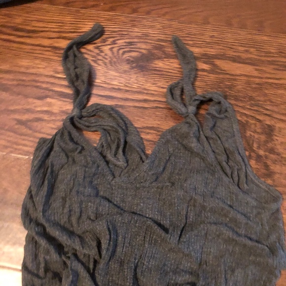 Lulus charcoal grey jumpsuit - Picture 3 of 3